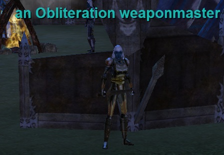 An obliteration Weaponmaster